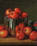Levi Wells Prentice Apples in a Tin Pail USA oil painting reproduction
